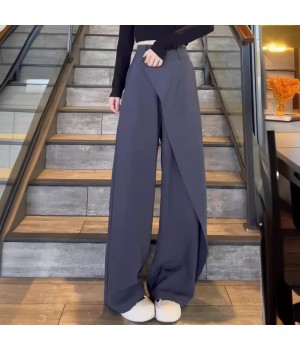 New Fashion Women's High Waist 2025 Pants Casual Straight Leg Pants for Ladies Loose